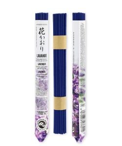 Japanese incense (short scroll): Lavender, 35 sticks